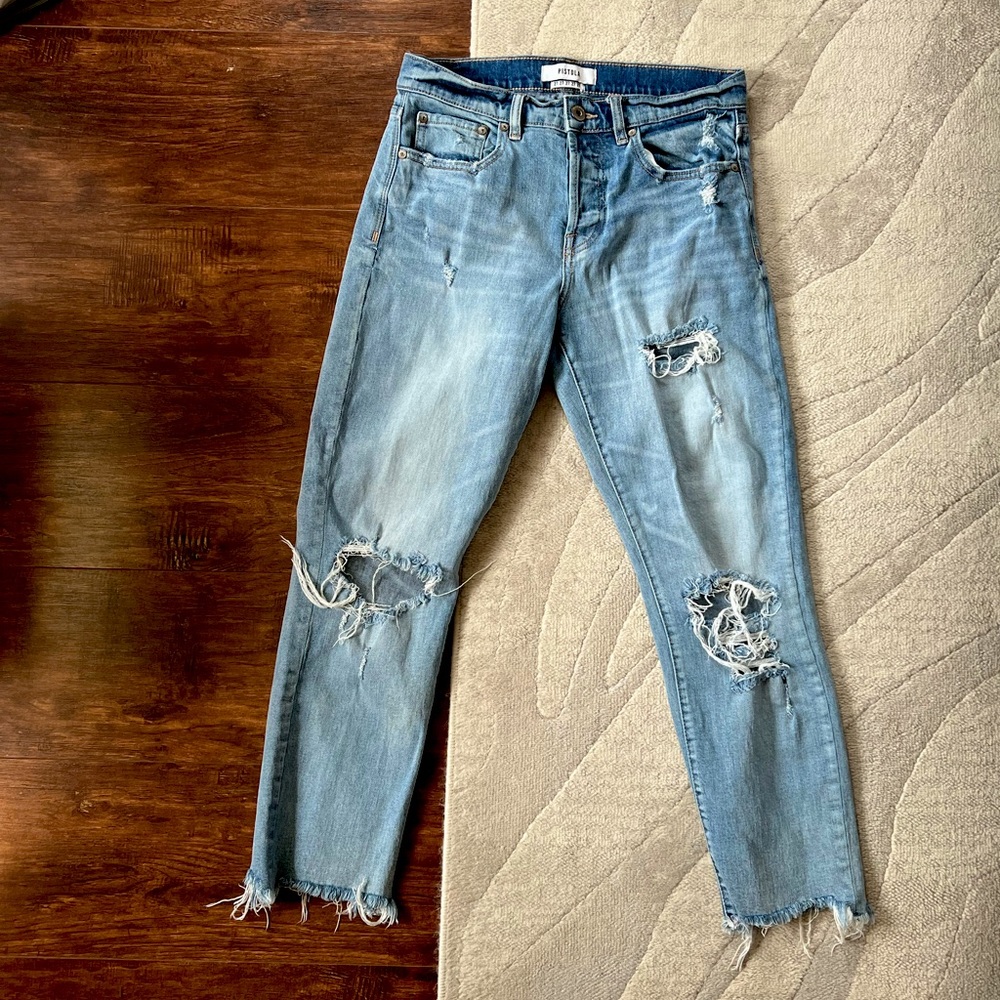 Pistola cropped jeans